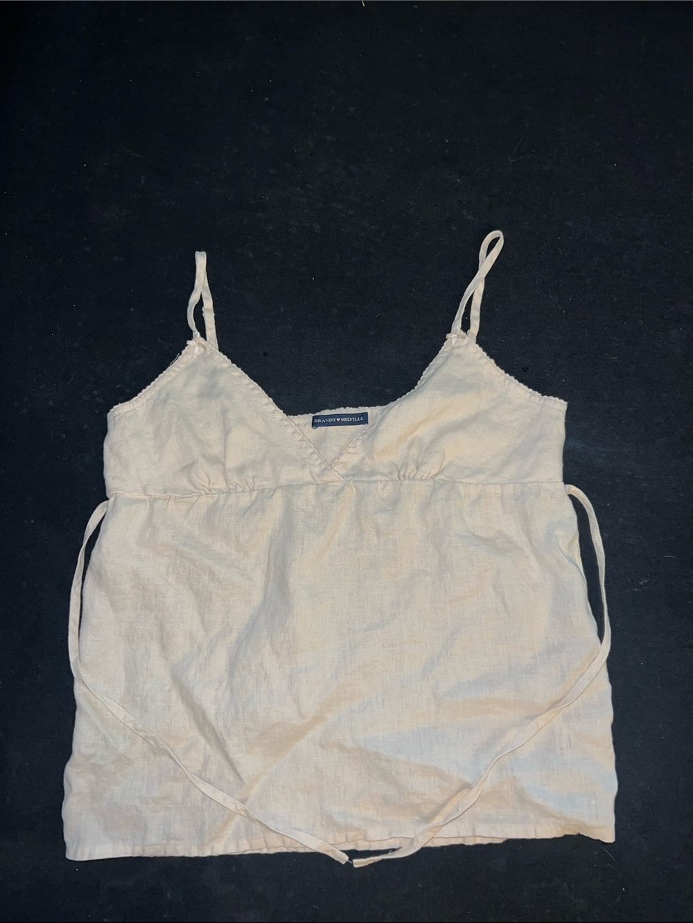 Brandy Melville Cream Spaghetti Strap Tank Top